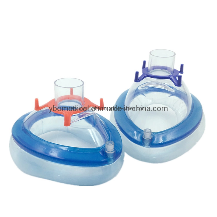 High Quality Adult Child Disposable Medical PVC Anesthesia Mask