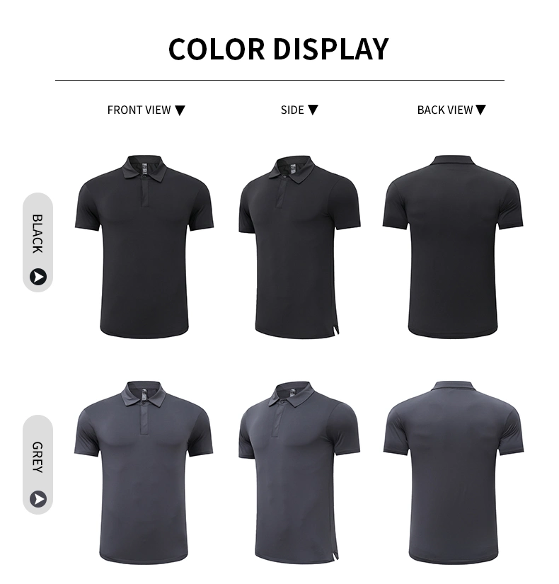 Polo Shirt Gym Wear Men Company Uniform Plain T Shirt Custom Logo Men Sport Golf Polo T Shirt