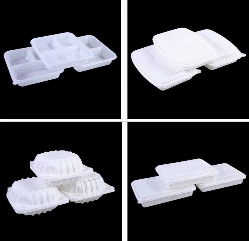 Disposable Table Ware Food Container Degradable Bowl Conrstarch Degradable Kitchenware with Eco-Friendly Material