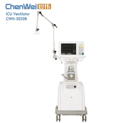 CE/ISO Cwh-3020b와 터치 컬러 스크린을 갖춘 중환자실용 의료용 인공호흡기