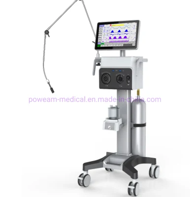 15.6인치 LCD 터치 스크린을 갖춘 성인, 소아 및 신생아 집중 치료 수술용 인공호흡기